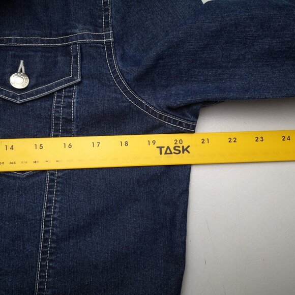 Polo Jean's Co. Ralph Lauren Ladies Size Large Medium Wash Vintage Jean Jacket - Picture 9 of 11